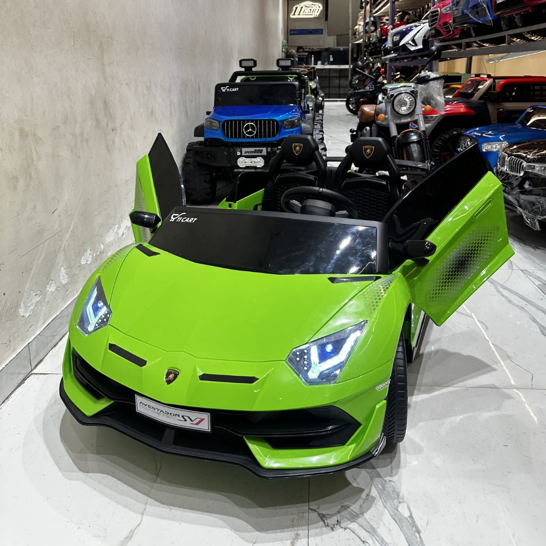 Lamborghini Aventador SVJ 2-Seater Kids Ride-On Car | 11CART