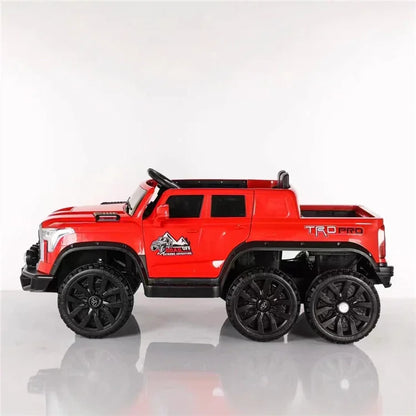 11Cart 6-Wheel 12V Electric Ride-On Truck for Kids with Remote Control & Suspension