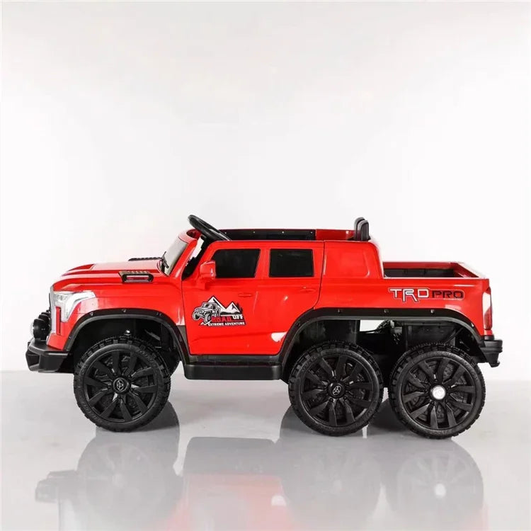 11Cart 6-Wheel 12V Electric Ride-On Truck for Kids with Remote Control & Suspension