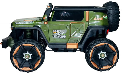 12V 4x4 Ride On Jeep for Kids with Remote | Dual Seats, Music System & Rear Suspension