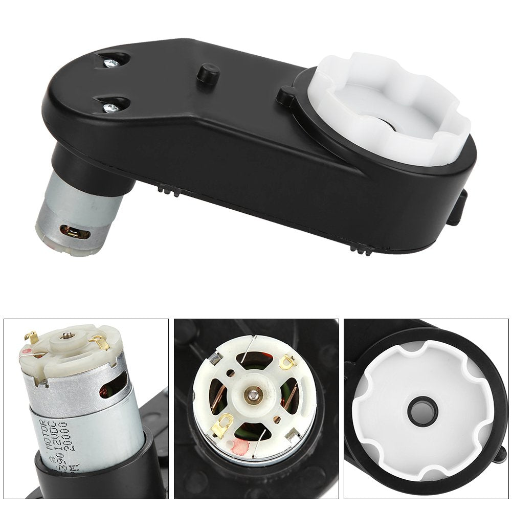6 Plum 12V 17000RPM Gear Motor Complete Gear Box (High Speed)
