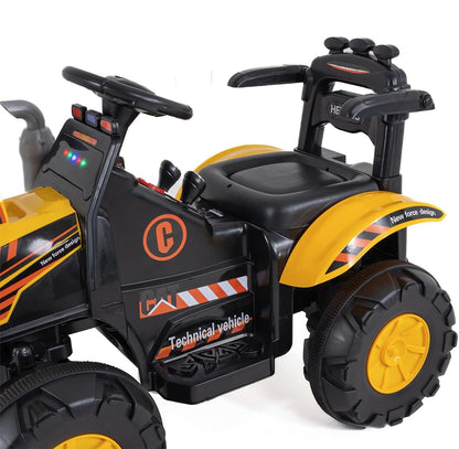 11CART Kids Ride-On JCB Excavator | 12V Battery-Powered Excavator Toy