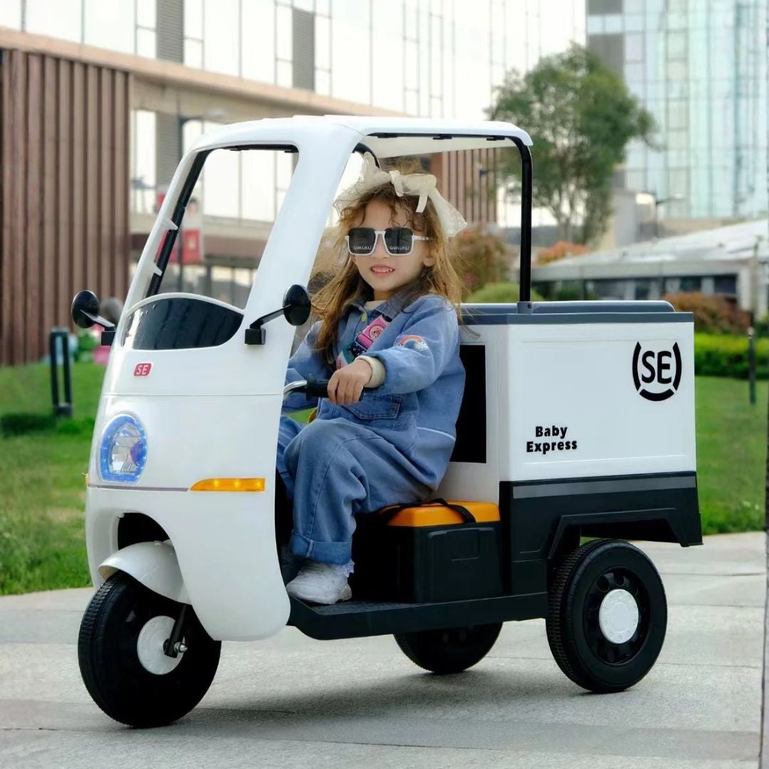 New Kids Electric Ride-On Auto Rikshaw | 11CART