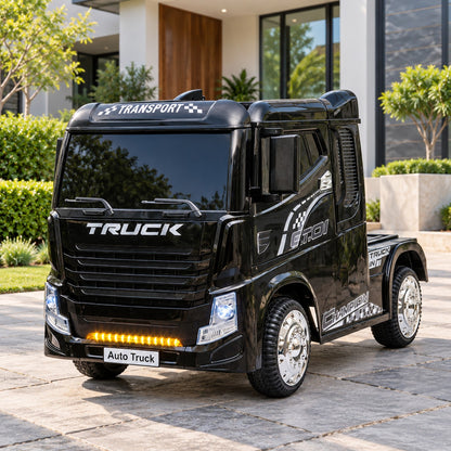 11CART Electric Ride-On Heavy-Duty Truck with Remote & Manual Drive