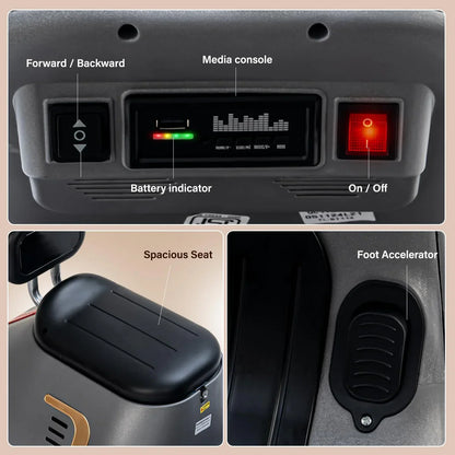 Toy Vespa ride-on bike for boys and girls