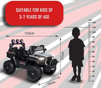 Ride-On Rechargeable Mirage Kids Jeep SUV Car with Remote Controller