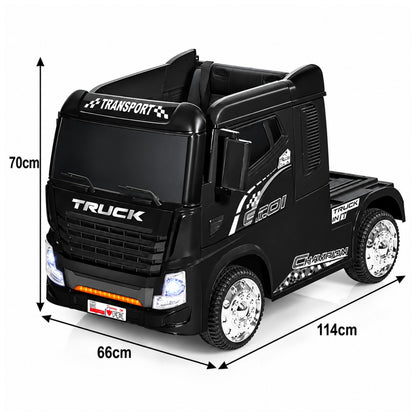 11CART Electric Ride-On Heavy-Duty Truck with Remote & Manual Drive