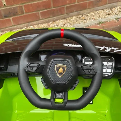 Lamborghini Huraćan STO Kids Car Green- 12V Electric ride on