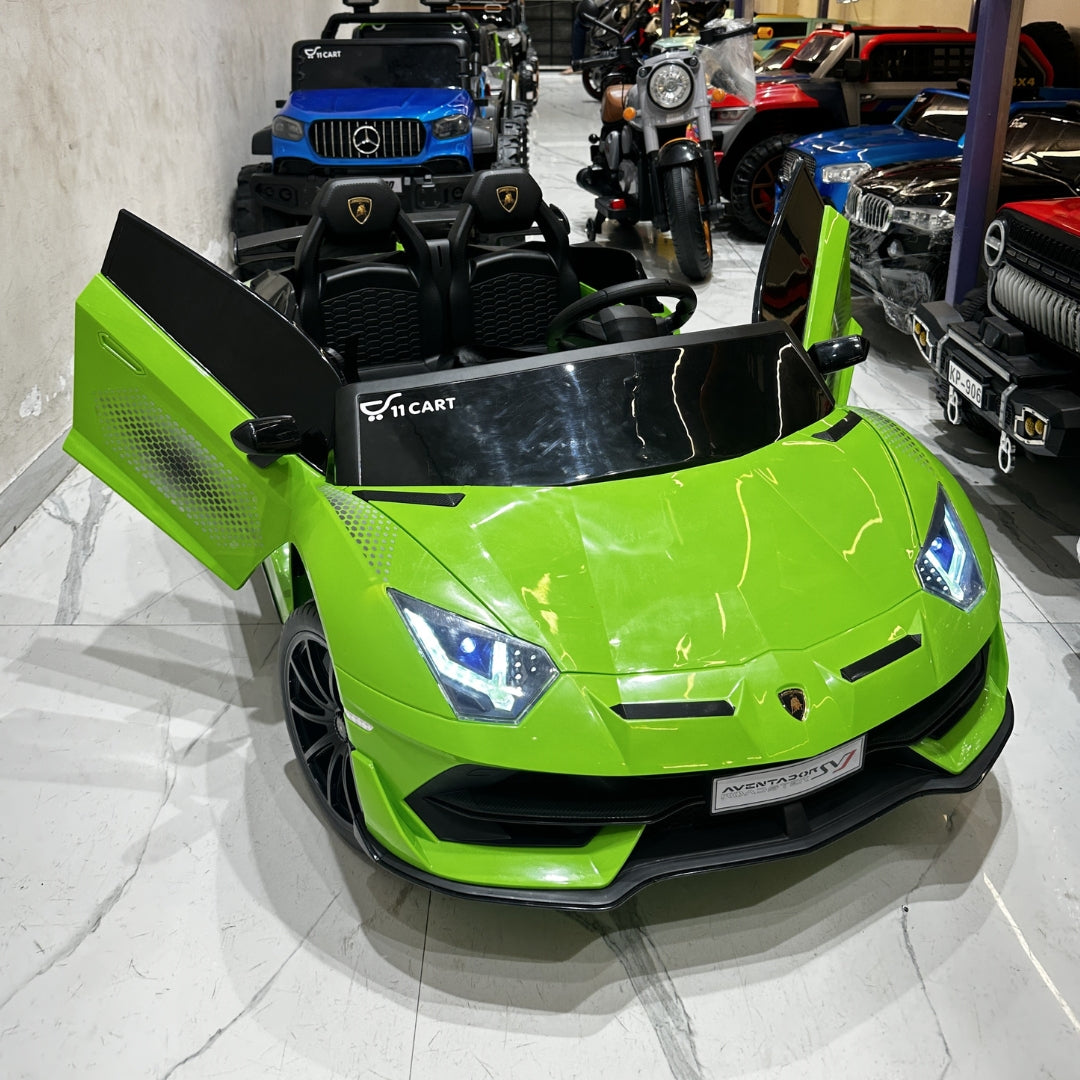 Lamborghini Aventador SVJ 2-Seater Kids Ride-On Car | 11CART