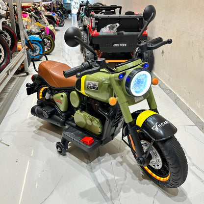 11CART Royal Enfield–Style Bullet Kids Electric Ride-On Bike