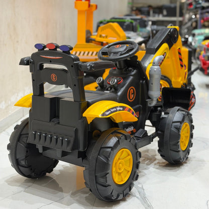 11CART Kids Ride-On JCB Excavator | 12V Battery-Powered Excavator Toy