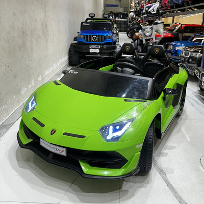 Lamborghini Aventador SVJ 2-Seater Kids Ride-On Car | 11CART