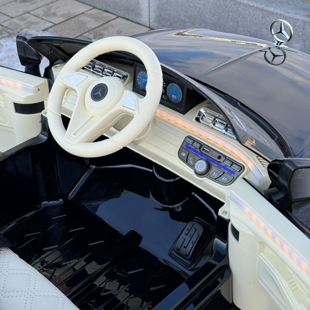 Mercedez Maybach Luxury Kids Electric Ride-On Car with Leather Seats