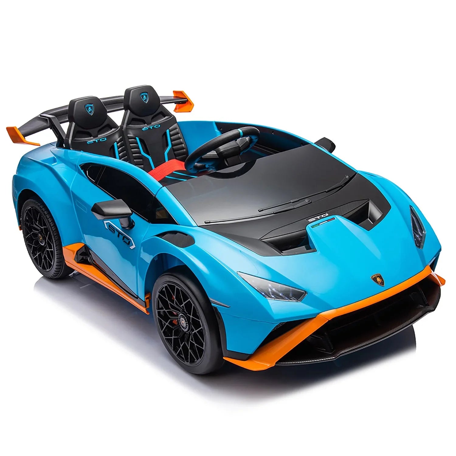 Lamborghini Huraćan STO Kids Car Green- 12V Electric ride on