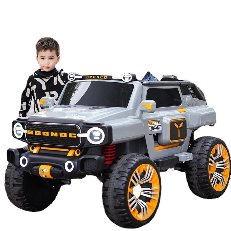 child's ride-on Jeep, designed to resemble a real Jeep.