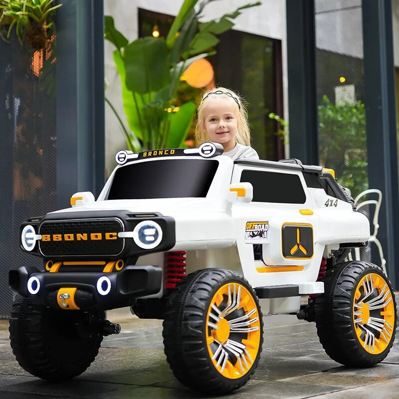 2024 New Design Electric Jeep For Kids Ride On Jeep 12V 11Cart
