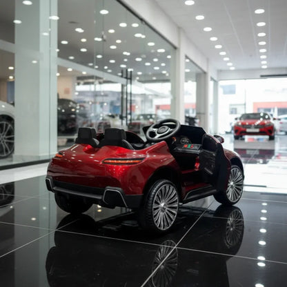 12V Ride-on Car for Kids with Parental Control | Classic Lights and Sound effects