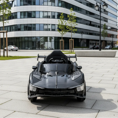 11Cart Premium 12V Kids Electric Ride-On Car with Remote Control, Music System & LED Headlights