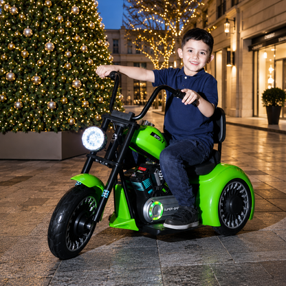 11CART Ultimate Harley Cruiser Electric Motorcycle For Kids