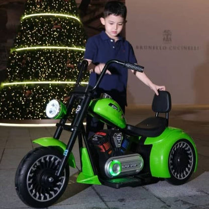 11CART Ultimate Harley Cruiser Electric Motorcycle For Kids