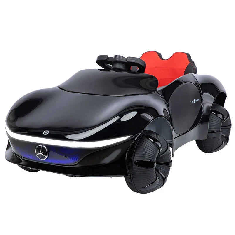 Mercedes Benz 12V Ride on Car with remote & Manual Drive for Kids - Red