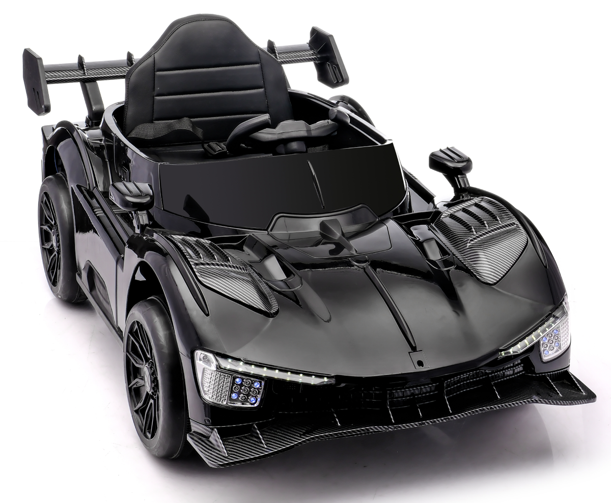 11Cart Premium 12V Kids Electric Ride-On Car with Remote Control, Music System & LED Headlights