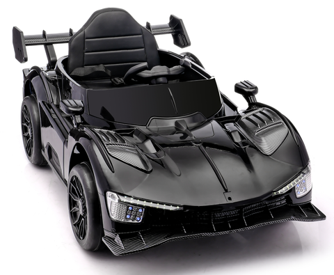 11Cart Premium 12V Kids Electric Ride-On Car with Remote Control, Music System & LED Headlights