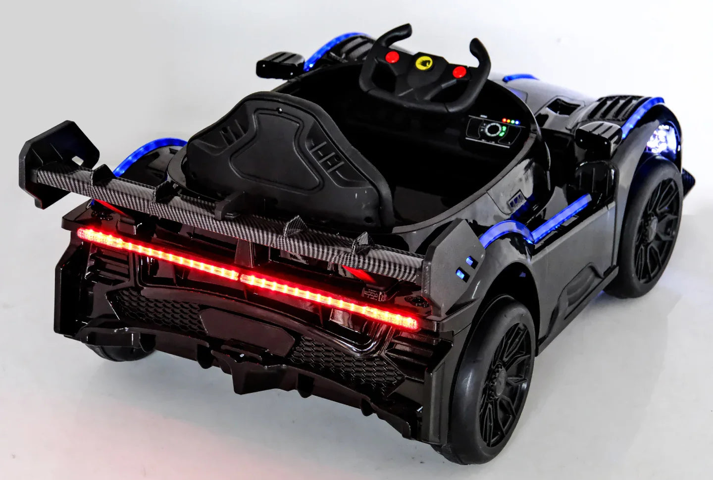 11Cart Premium 12V Kids Electric Ride-On Car with Remote Control, Music System & LED Headlights