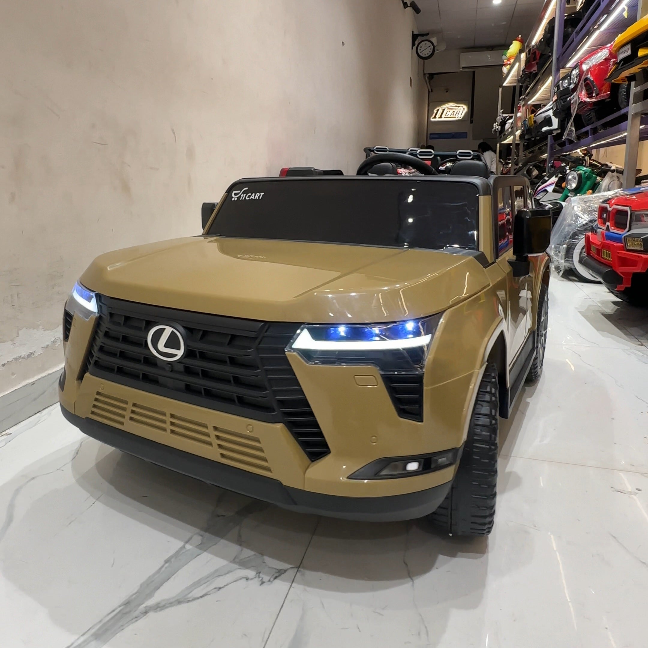 11CART Officially Licensed Lexus LX 12V Kids Ride-On SUV