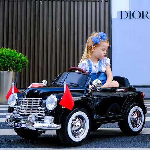Children driving car for kids 
