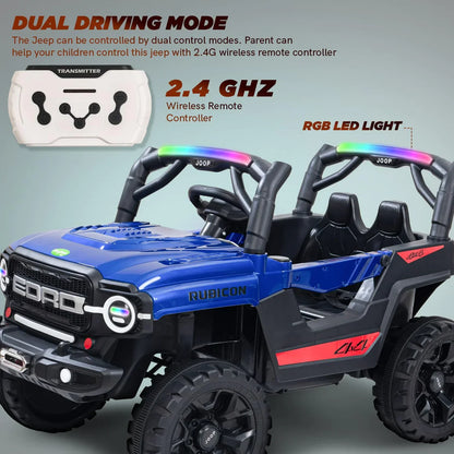 Kids Jeep 4*4 Wheel Drive | Remote & Parent Control