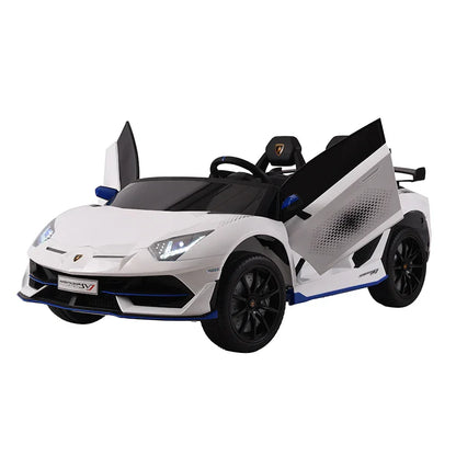 Dual Seater Lamborghini Electric Kids Car | Leather Seat | 4 Motor Kids Car