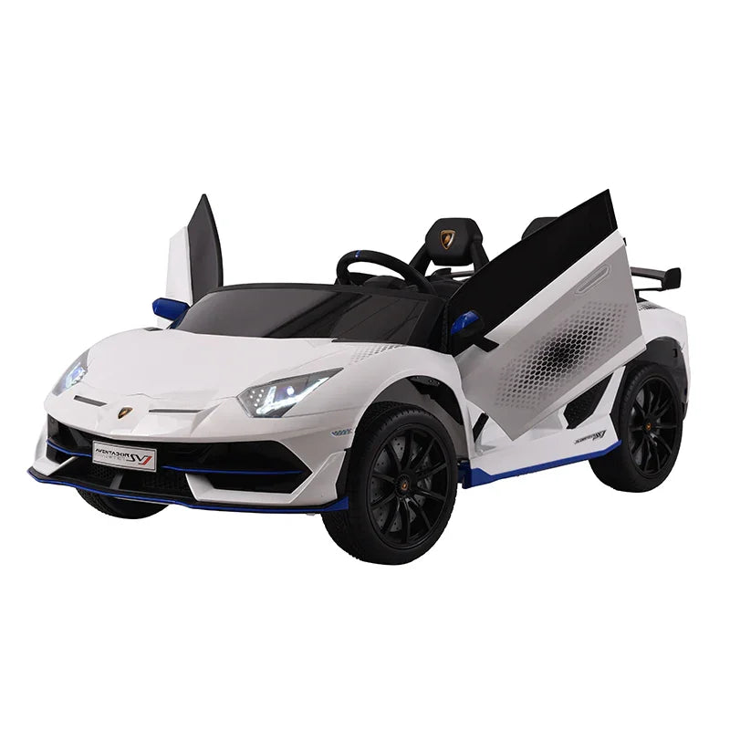 Dual Seater Lamborghini Electric Kids Car | Leather Seat | 4 Motor Kids Car