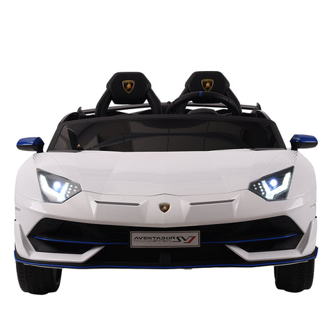 Dual Seater Lamborghini Electric Kids Car | Leather Seat | 4 Motor Kids Car