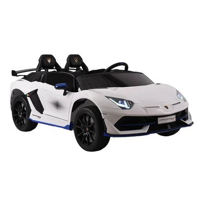 Dual Seater Lamborghini Electric Kids Car | Leather Seat | 4 Motor Kids Car