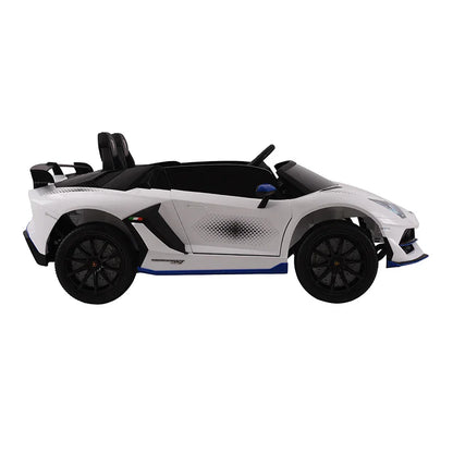 Dual Seater Lamborghini Electric Kids Car | Leather Seat | 4 Motor Kids Car