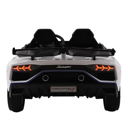 Dual Seater Lamborghini Electric Kids Car | Leather Seat | 4 Motor Kids Car