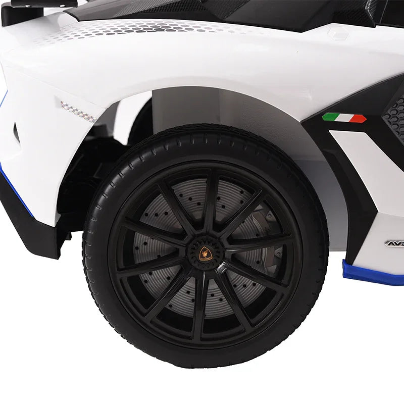 Dual Seater Lamborghini Electric Kids Car | Leather Seat | 4 Motor Kids Car