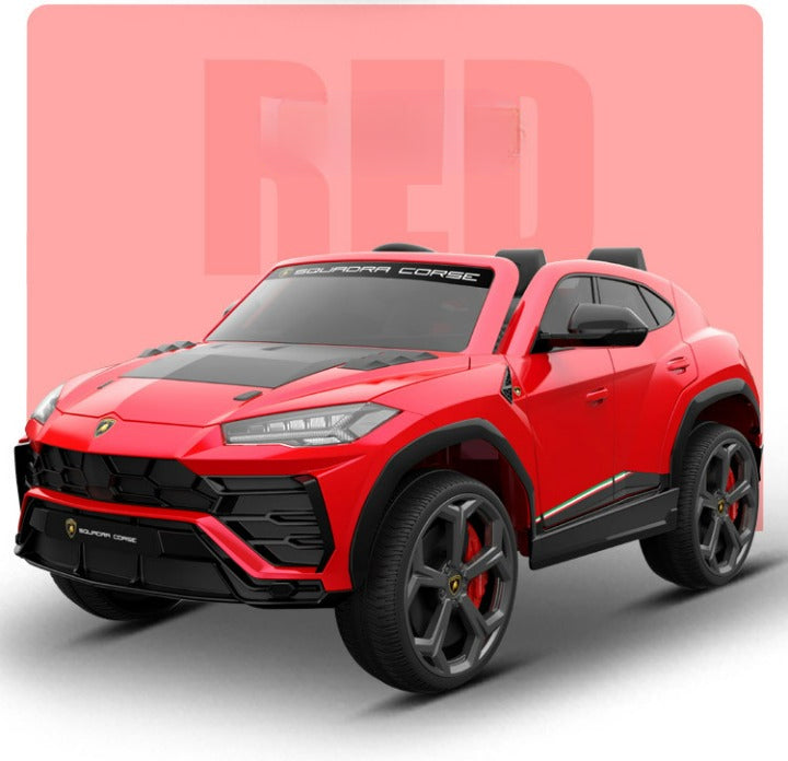 11CART Lamborghini Urus Squadra Corse 2-Seater Kids Electric Ride-On SUV
