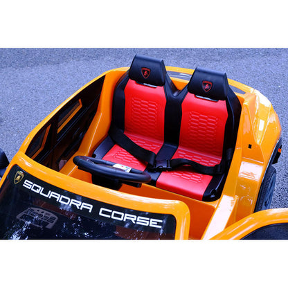 11CART Lamborghini Urus Squadra Corse 2-Seater Kids Electric Ride-On SUV