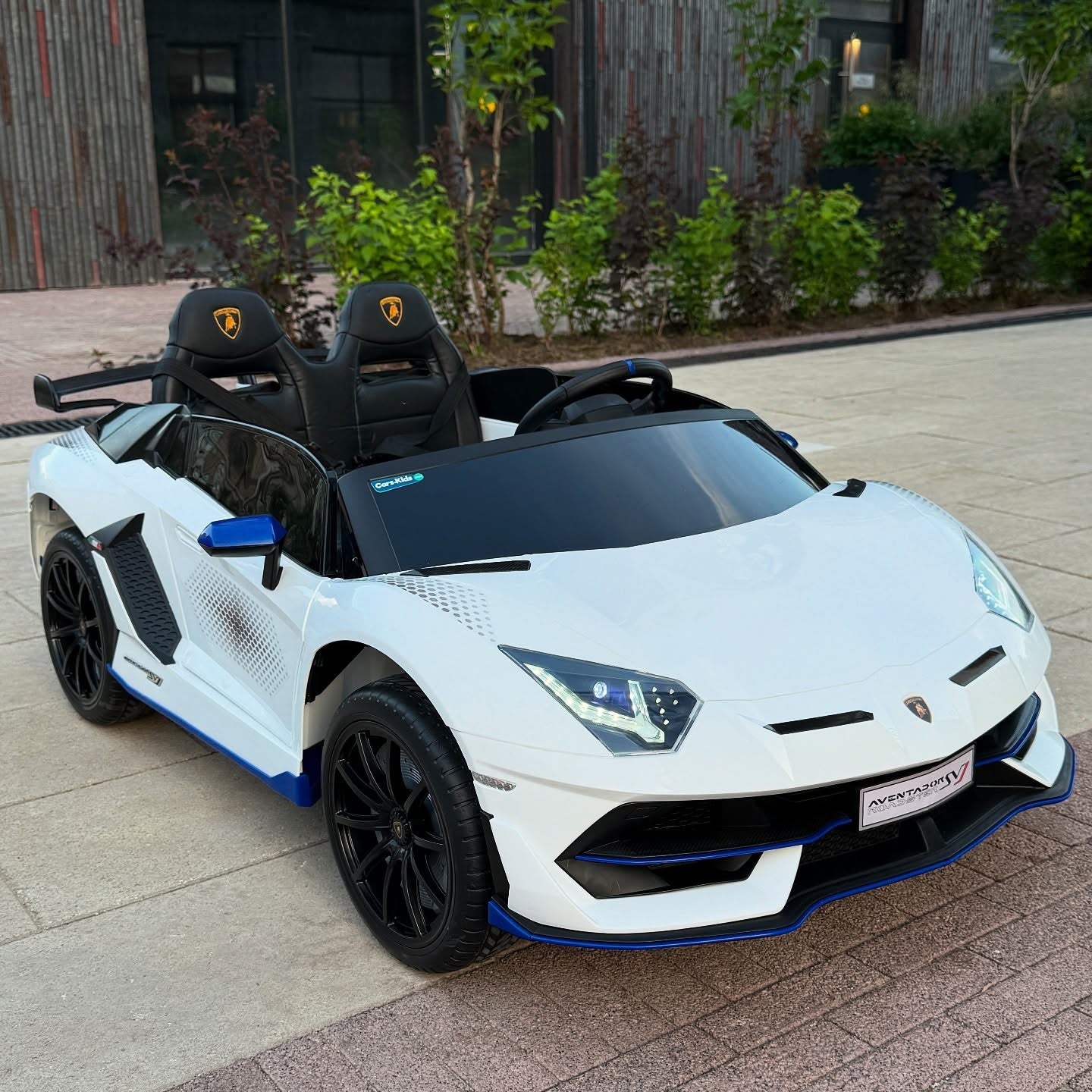 Lamborghini Aventador SVJ 2-Seater Kids Ride-On Car | 11CART