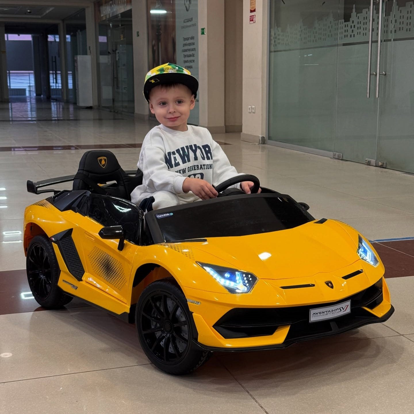 Lamborghini Aventador SVJ 2-Seater Kids Ride-On Car | 11CART