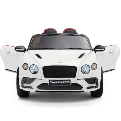 Licensed Bentley GT Super Sports Kids Car White