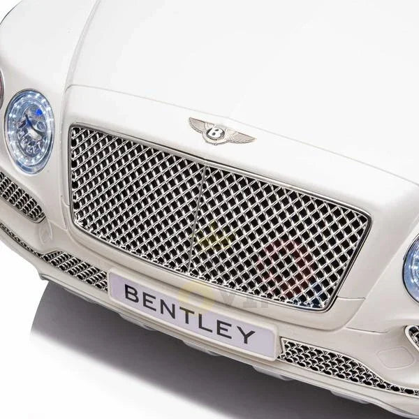 Licensed Bentley Bentayaga Kids Car White