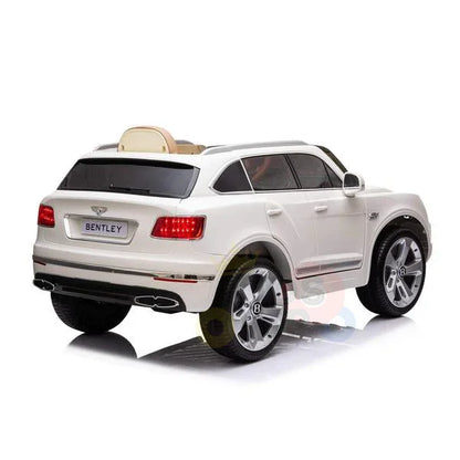 Licensed Bentley Bentayaga Kids Car White