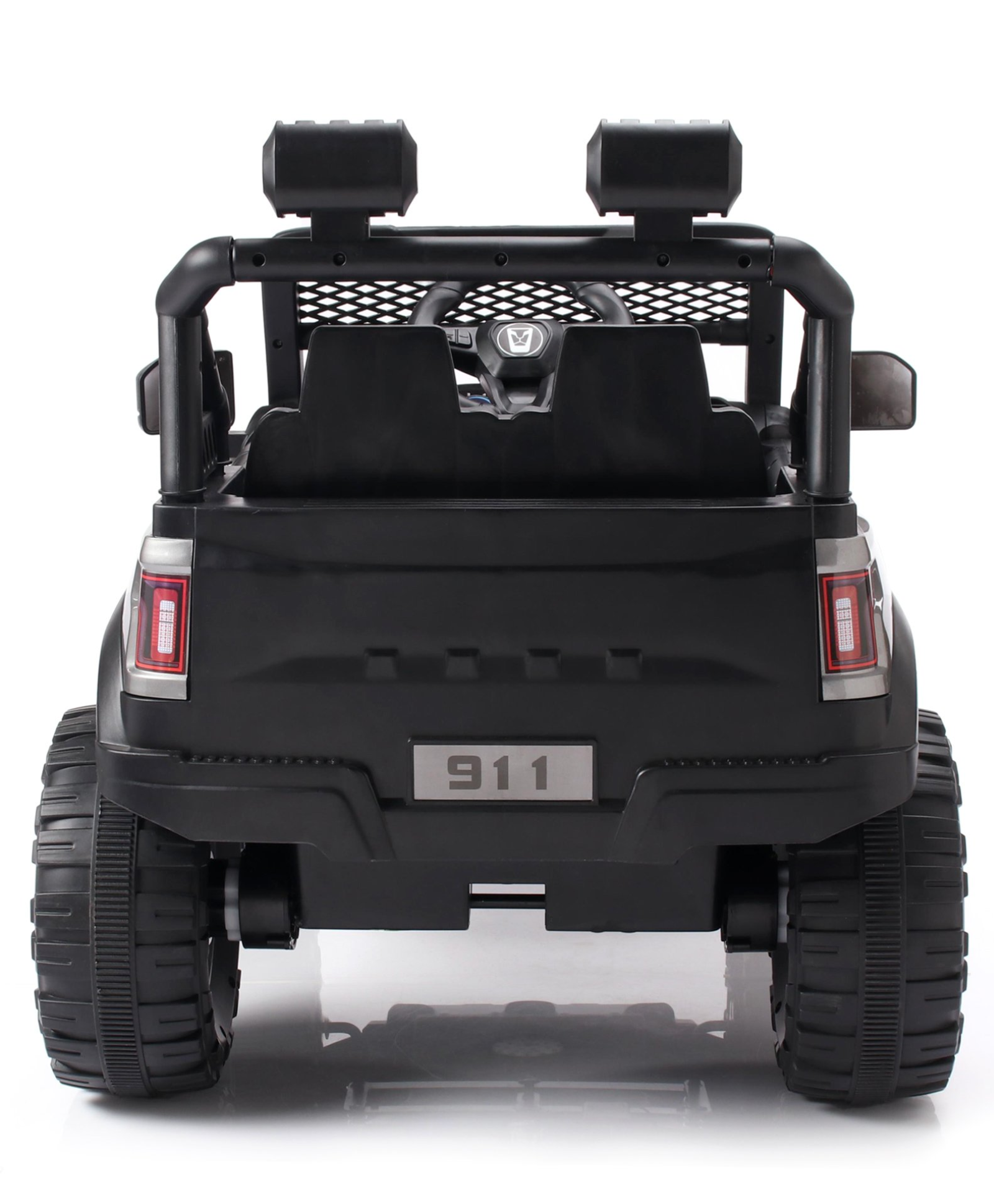 POBO 12V SUV Jeep for Kids in Blue and Red Color | Foot accelerator