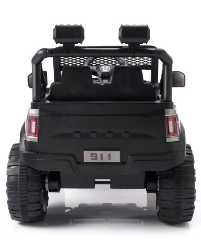 POBO 12V SUV Jeep for Kids in Blue and Red Color | Foot accelerator