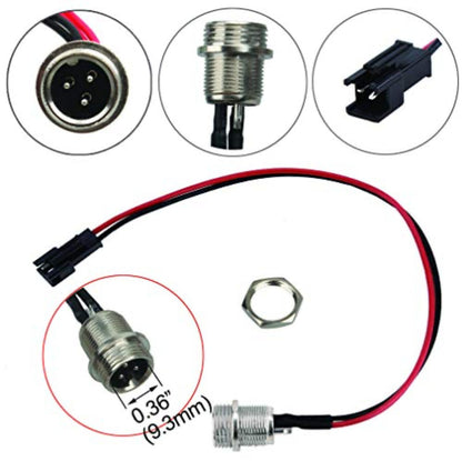 3-Pin Charging Port for Hoverboards