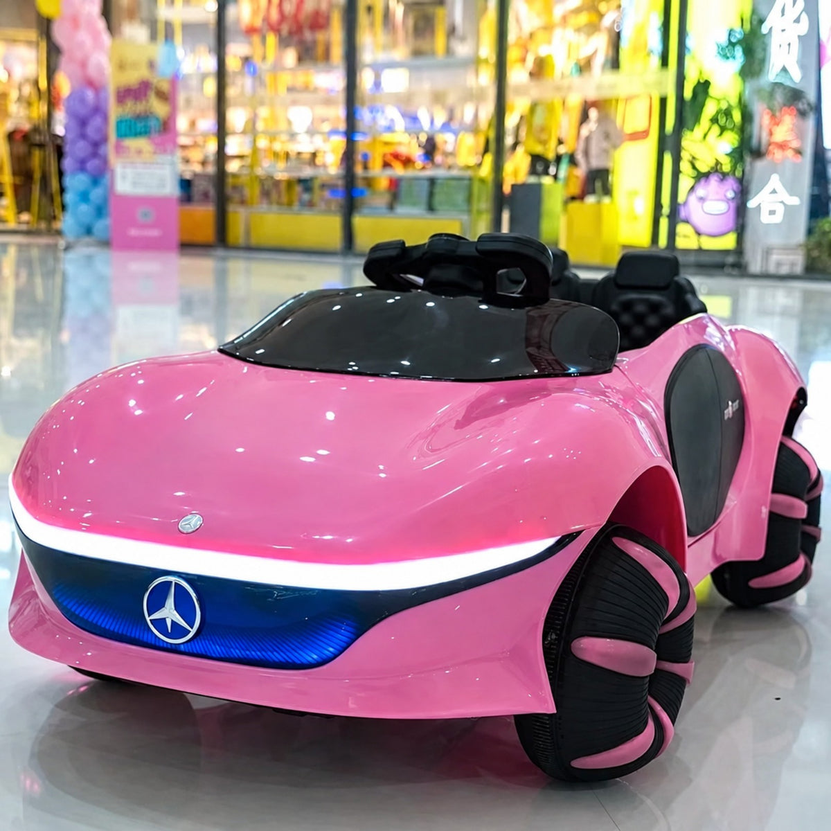 Mercedes Benz 12V Ride on Car with remote & Manual Drive for Kids
