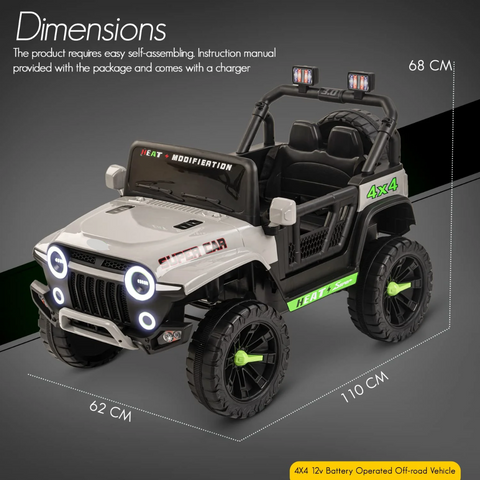 Rubicon Battery Operated Jeep for Kids